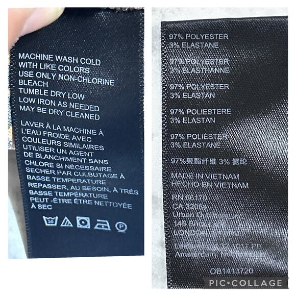 Urban Outfitters Edy Midi Leopard Slip Skirt S Slit Brown Black Satiny Coquette - Picture 8 of 8